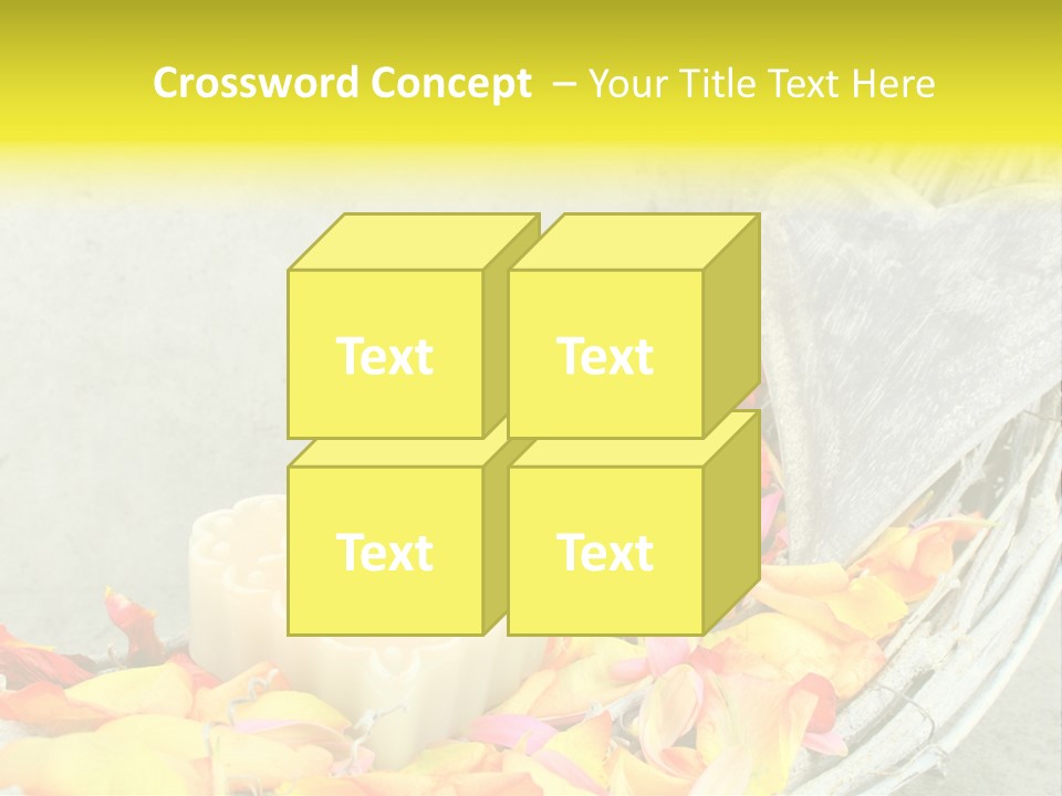 Still Life Rose Petal Mother's Day PowerPoint Template