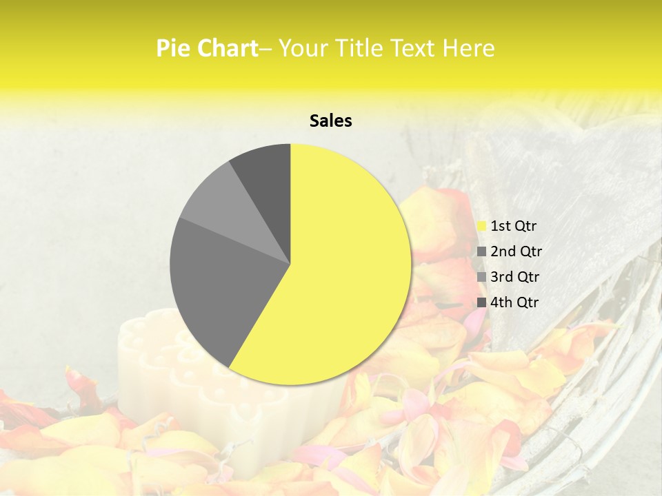 Still Life Rose Petal Mother's Day PowerPoint Template