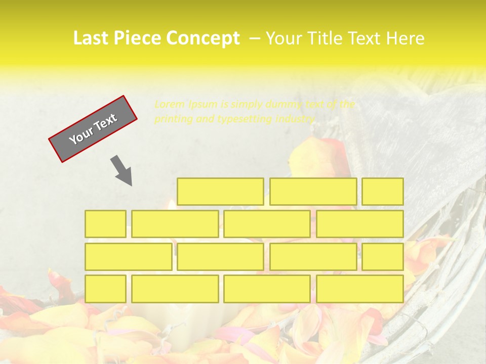 Still Life Rose Petal Mother's Day PowerPoint Template