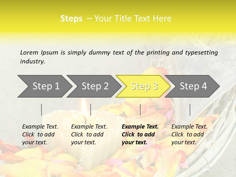 Still Life Rose Petal Mother's Day PowerPoint Template