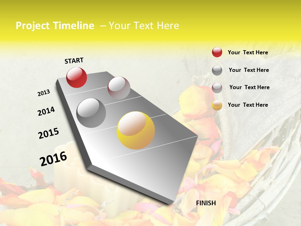 Still Life Rose Petal Mother's Day PowerPoint Template