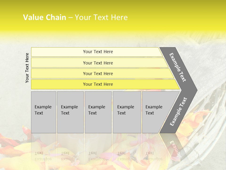 Still Life Rose Petal Mother's Day PowerPoint Template