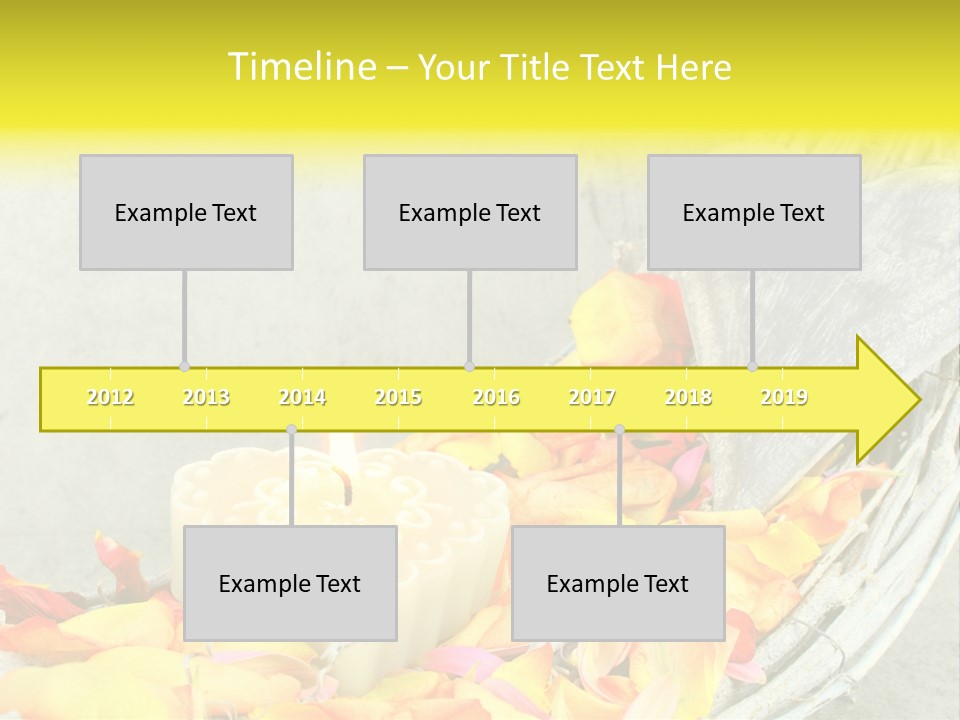 Still Life Rose Petal Mother's Day PowerPoint Template