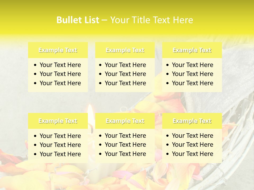 Still Life Rose Petal Mother's Day PowerPoint Template