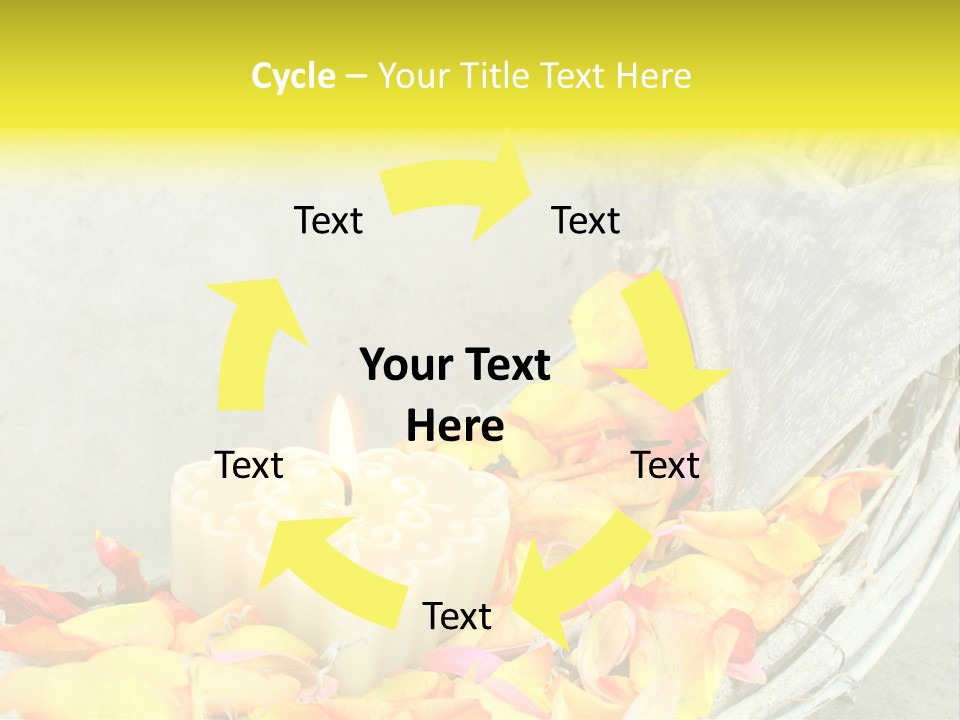 Still Life Rose Petal Mother's Day PowerPoint Template