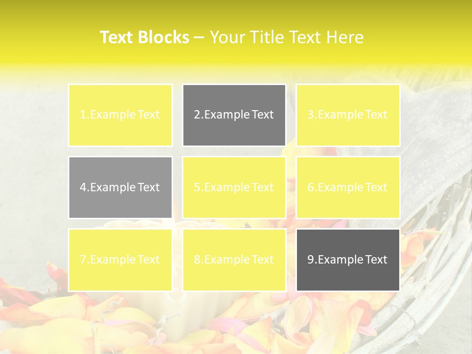 Still Life Rose Petal Mother's Day PowerPoint Template