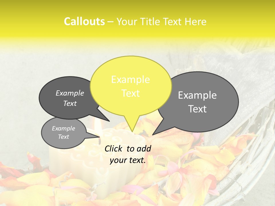 Still Life Rose Petal Mother's Day PowerPoint Template