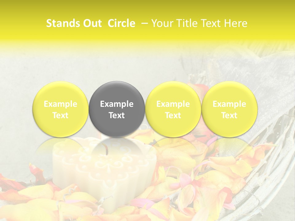 Still Life Rose Petal Mother's Day PowerPoint Template