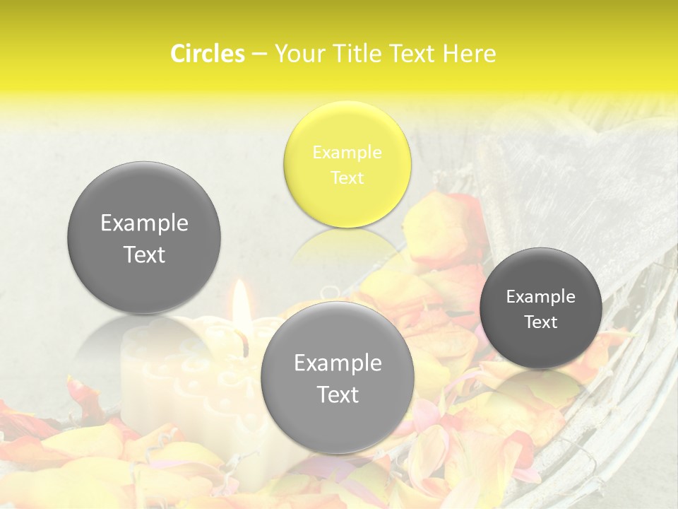 Still Life Rose Petal Mother's Day PowerPoint Template