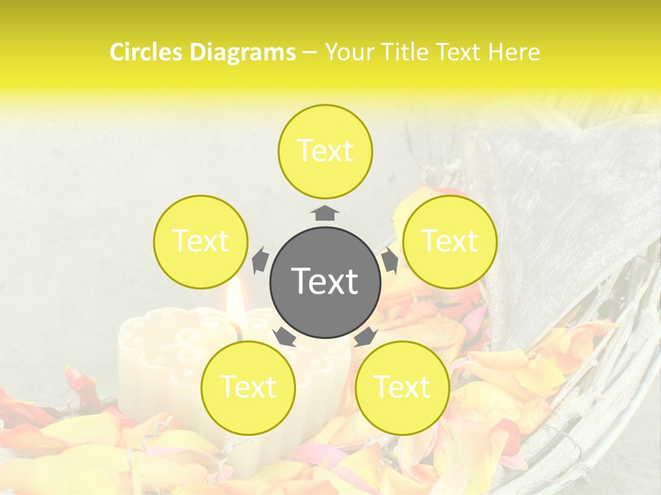 Still Life Rose Petal Mother's Day PowerPoint Template