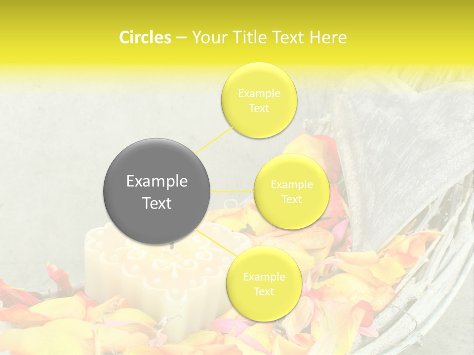 Still Life Rose Petal Mother's Day PowerPoint Template