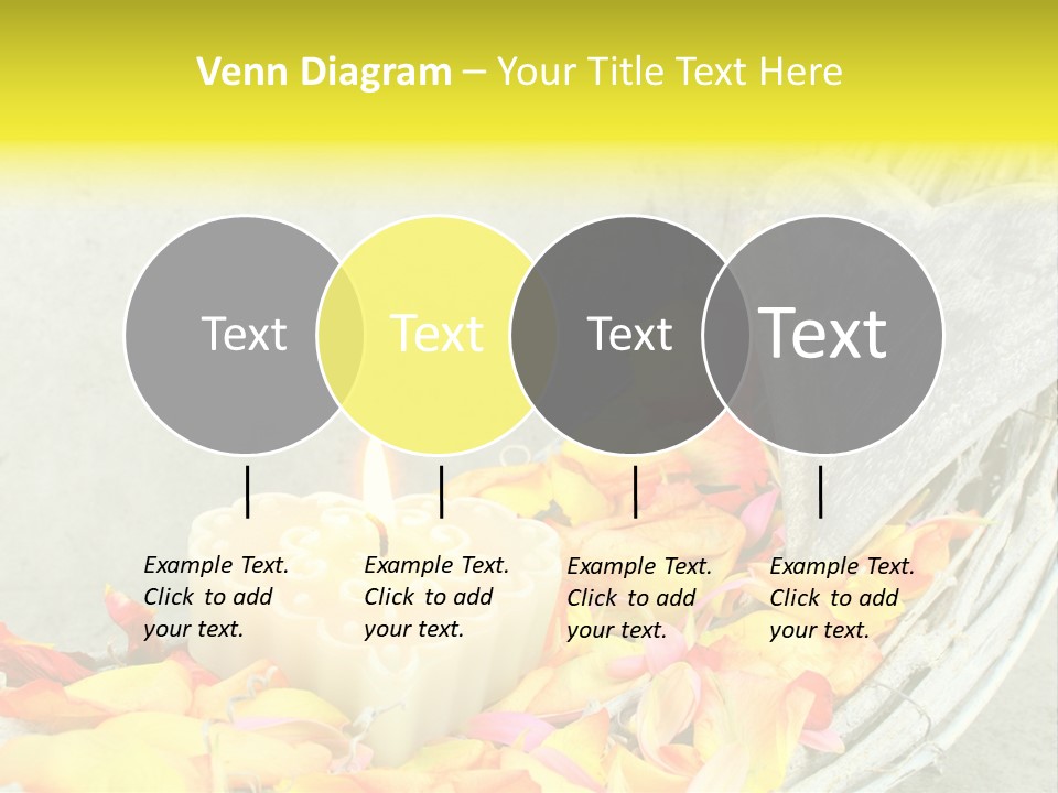 Still Life Rose Petal Mother's Day PowerPoint Template