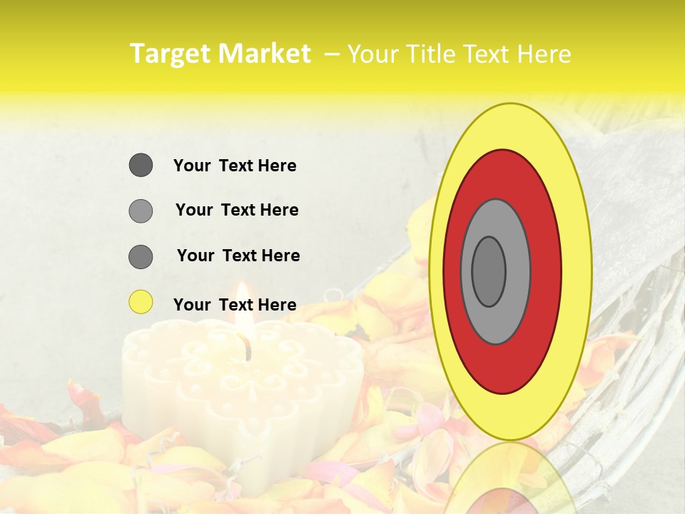 Still Life Rose Petal Mother's Day PowerPoint Template