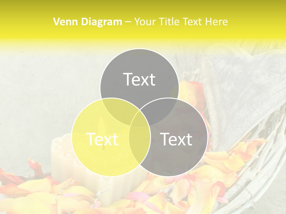 Still Life Rose Petal Mother's Day PowerPoint Template