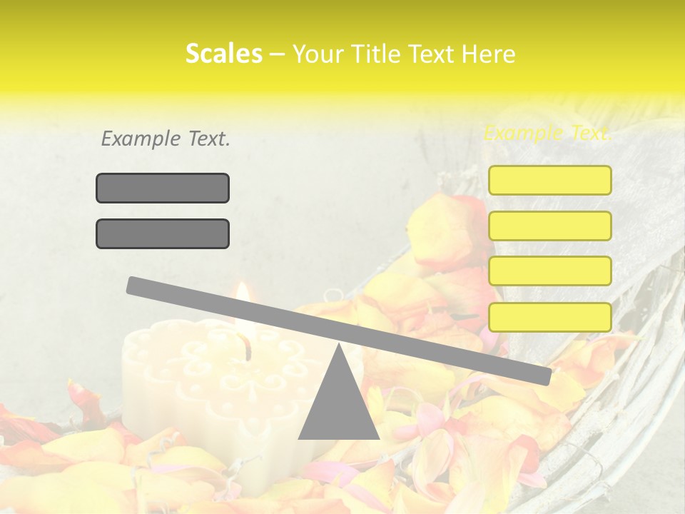 Still Life Rose Petal Mother's Day PowerPoint Template