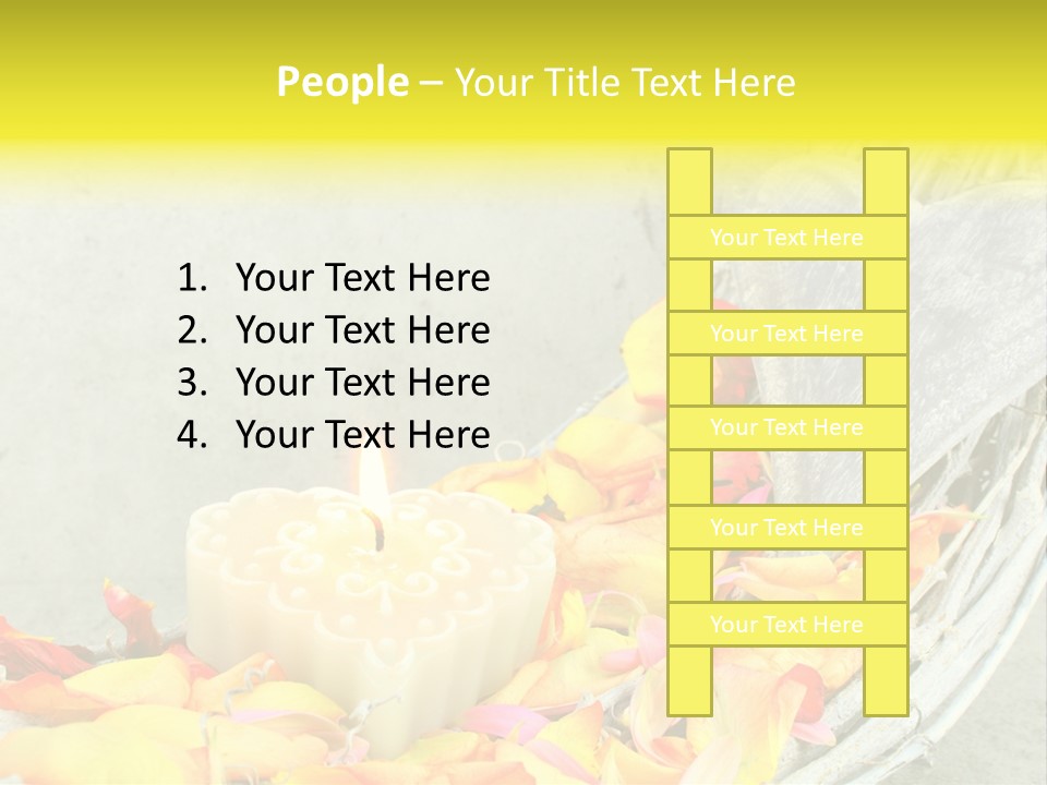 Still Life Rose Petal Mother's Day PowerPoint Template