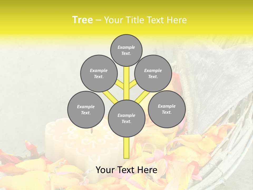 Still Life Rose Petal Mother's Day PowerPoint Template