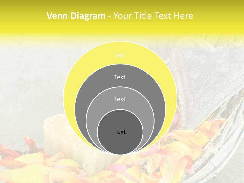 Still Life Rose Petal Mother's Day PowerPoint Template