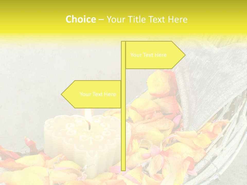 Still Life Rose Petal Mother's Day PowerPoint Template