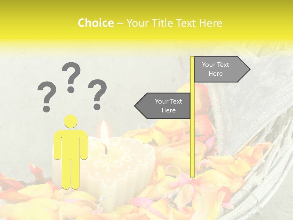 Still Life Rose Petal Mother's Day PowerPoint Template