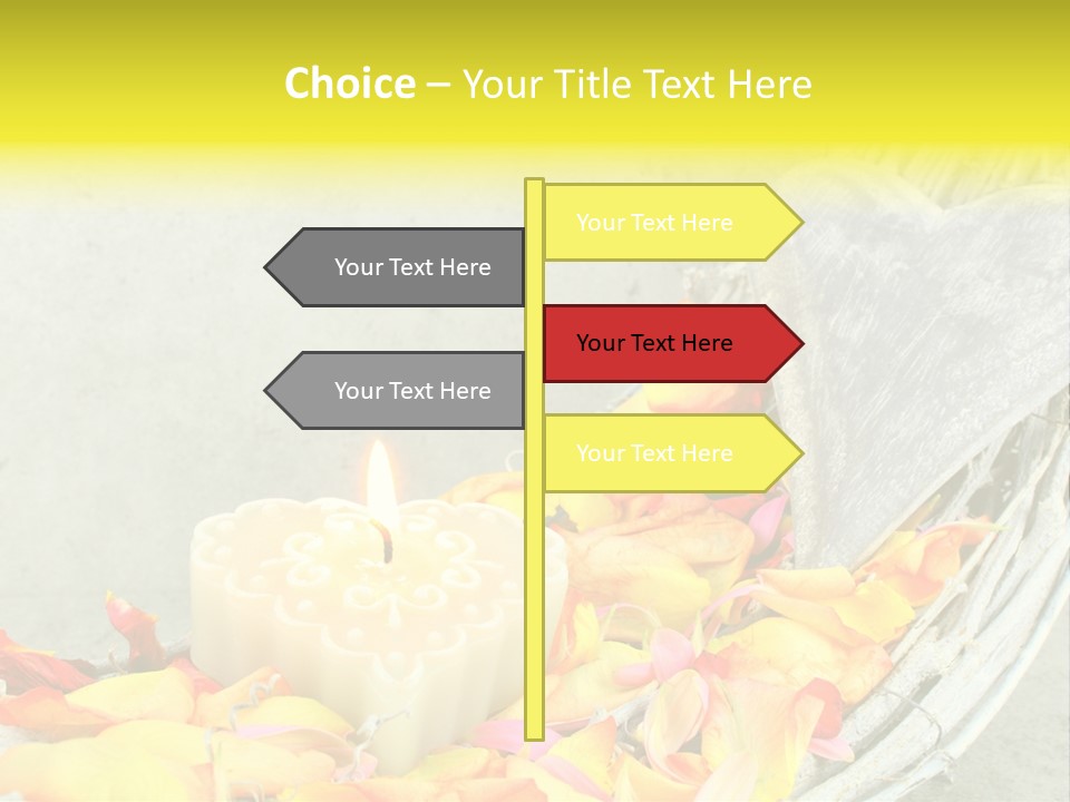 Still Life Rose Petal Mother's Day PowerPoint Template