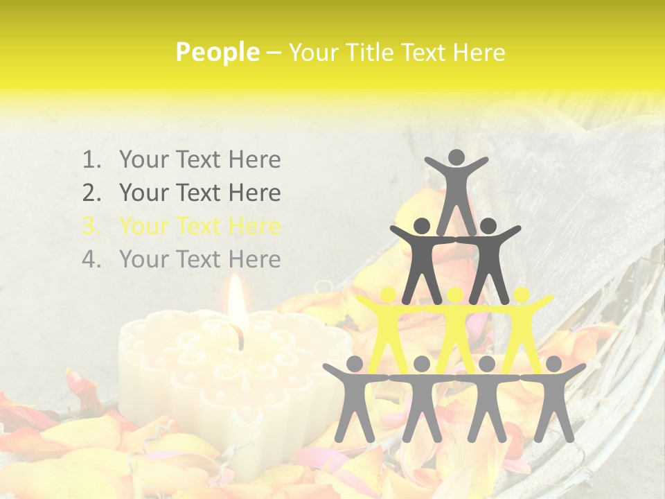 Still Life Rose Petal Mother's Day PowerPoint Template