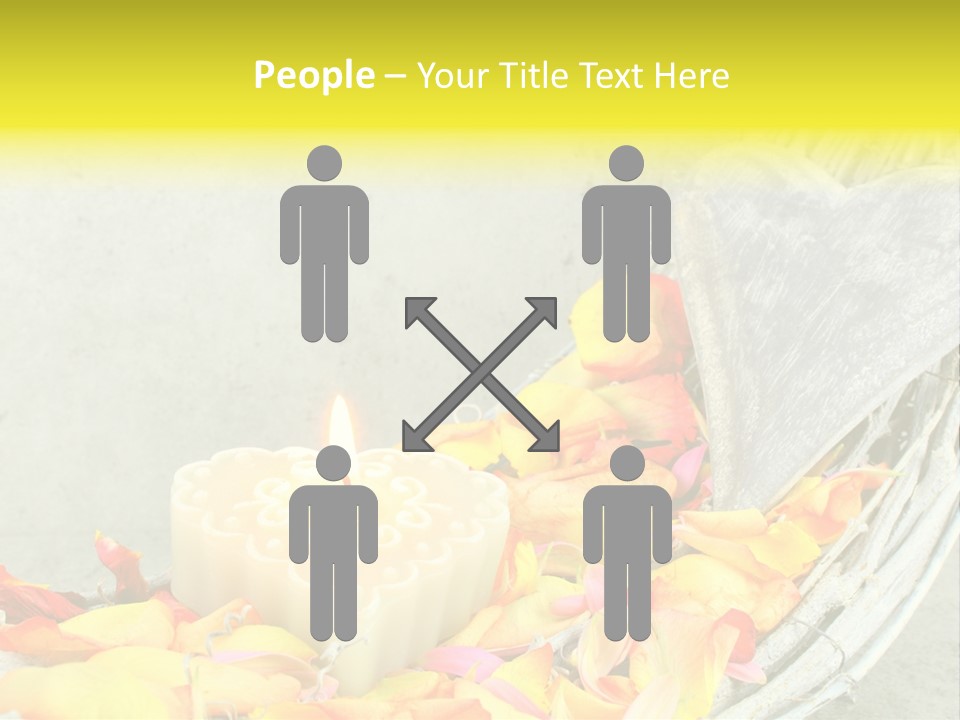 Still Life Rose Petal Mother's Day PowerPoint Template