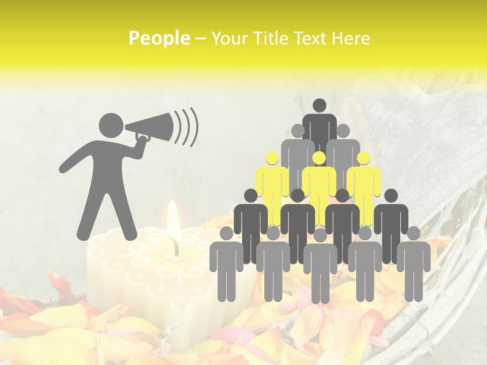 Still Life Rose Petal Mother's Day PowerPoint Template