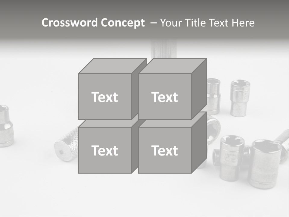Picture Extension White PowerPoint Template