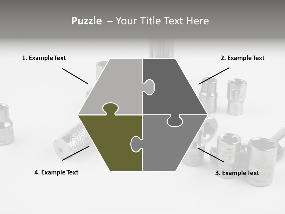 Picture Extension White PowerPoint Template