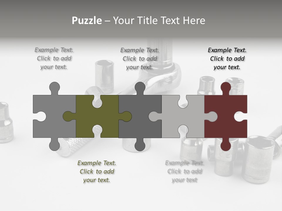 Picture Extension White PowerPoint Template