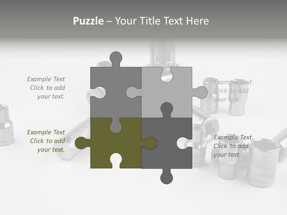 Picture Extension White PowerPoint Template