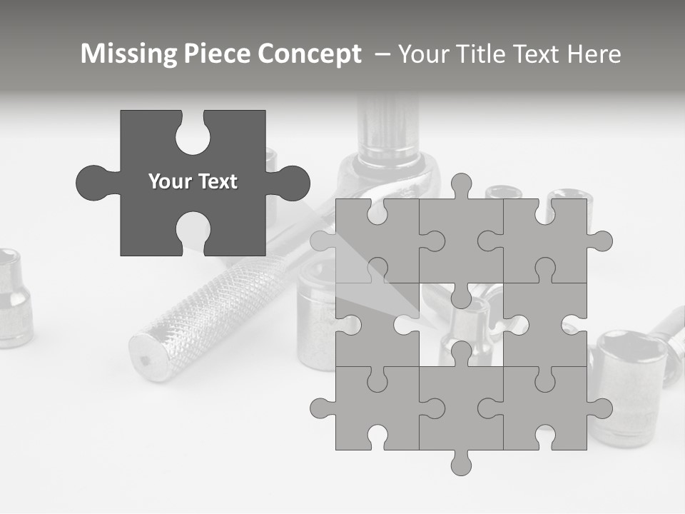 Picture Extension White PowerPoint Template