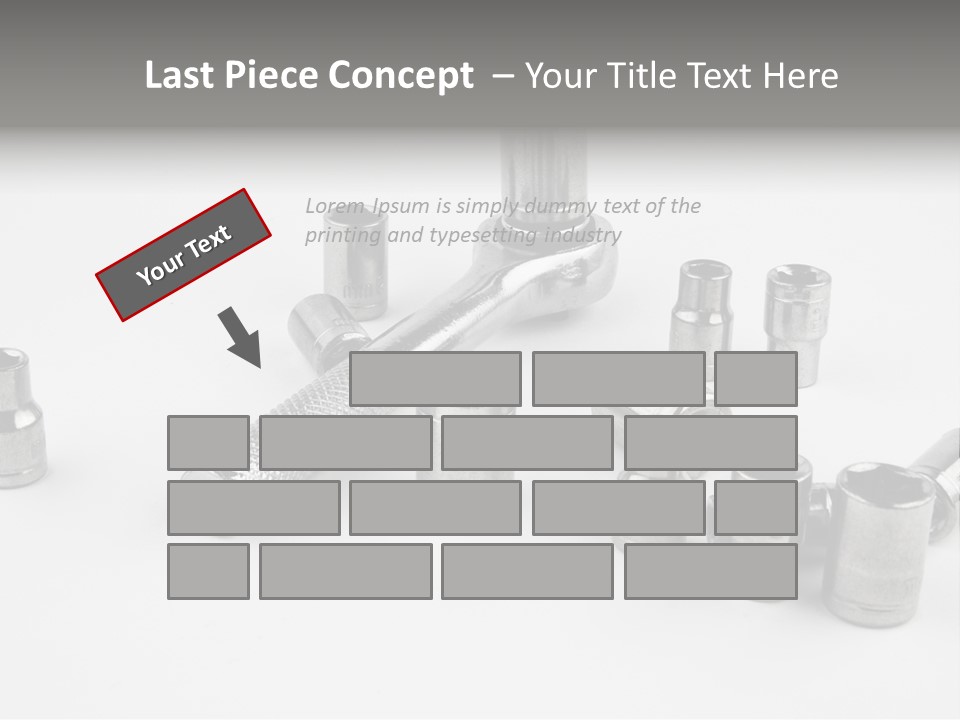 Picture Extension White PowerPoint Template