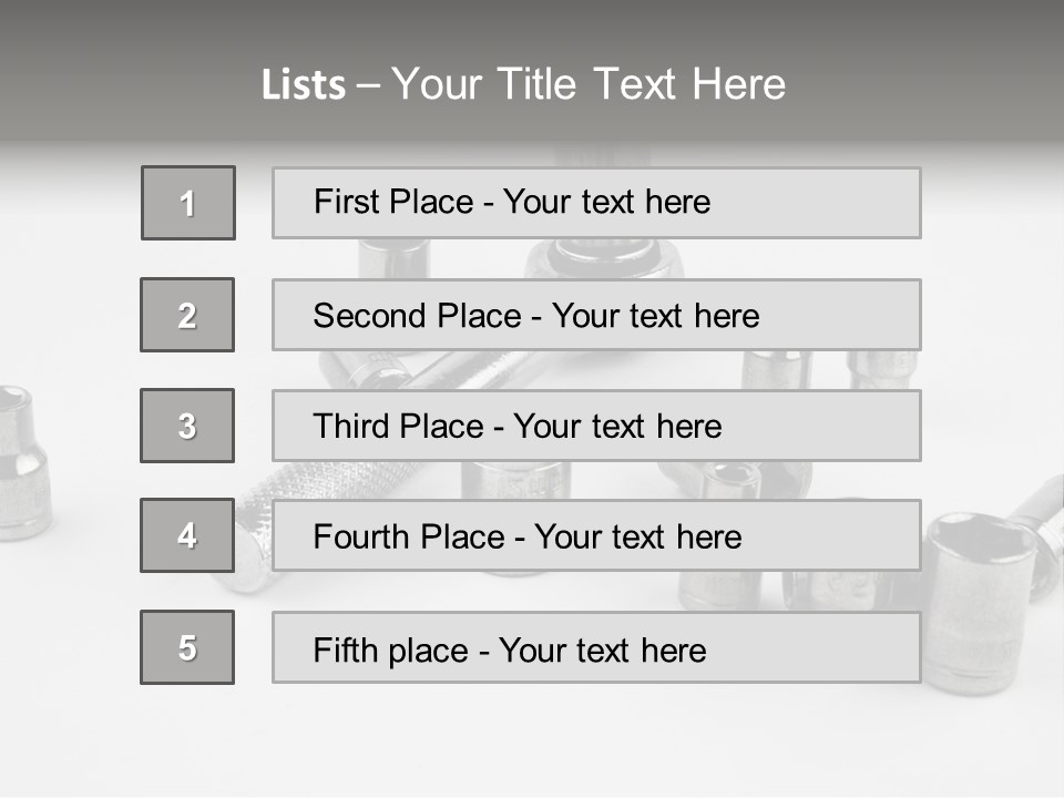 Picture Extension White PowerPoint Template