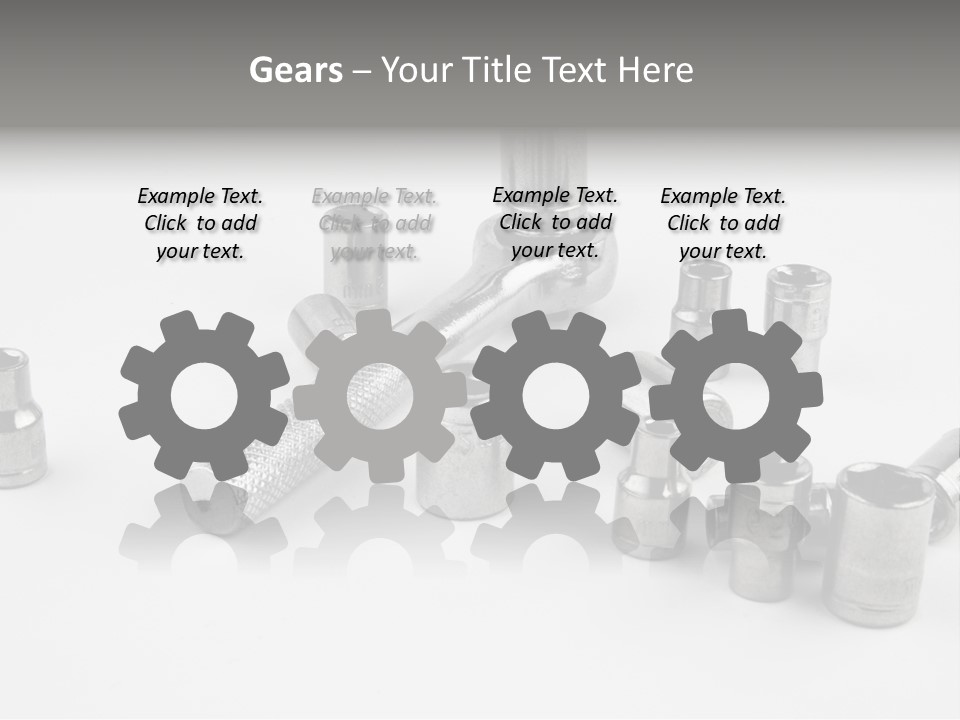 Picture Extension White PowerPoint Template