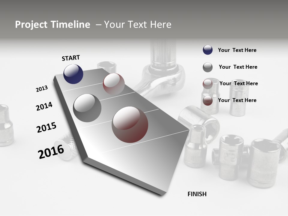 Picture Extension White PowerPoint Template