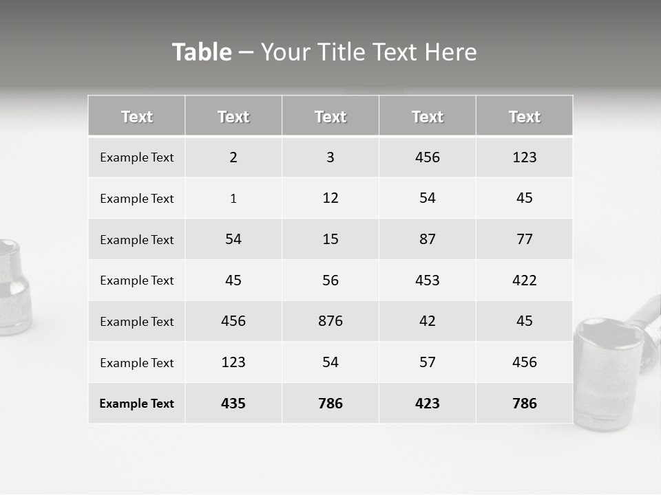 Picture Extension White PowerPoint Template