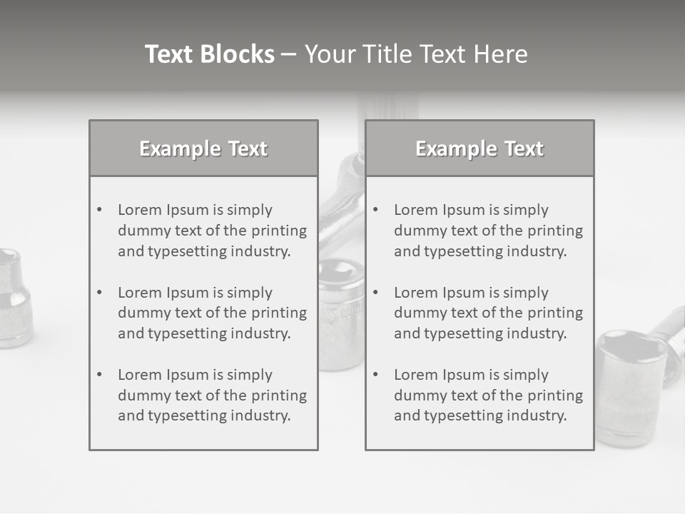 Picture Extension White PowerPoint Template