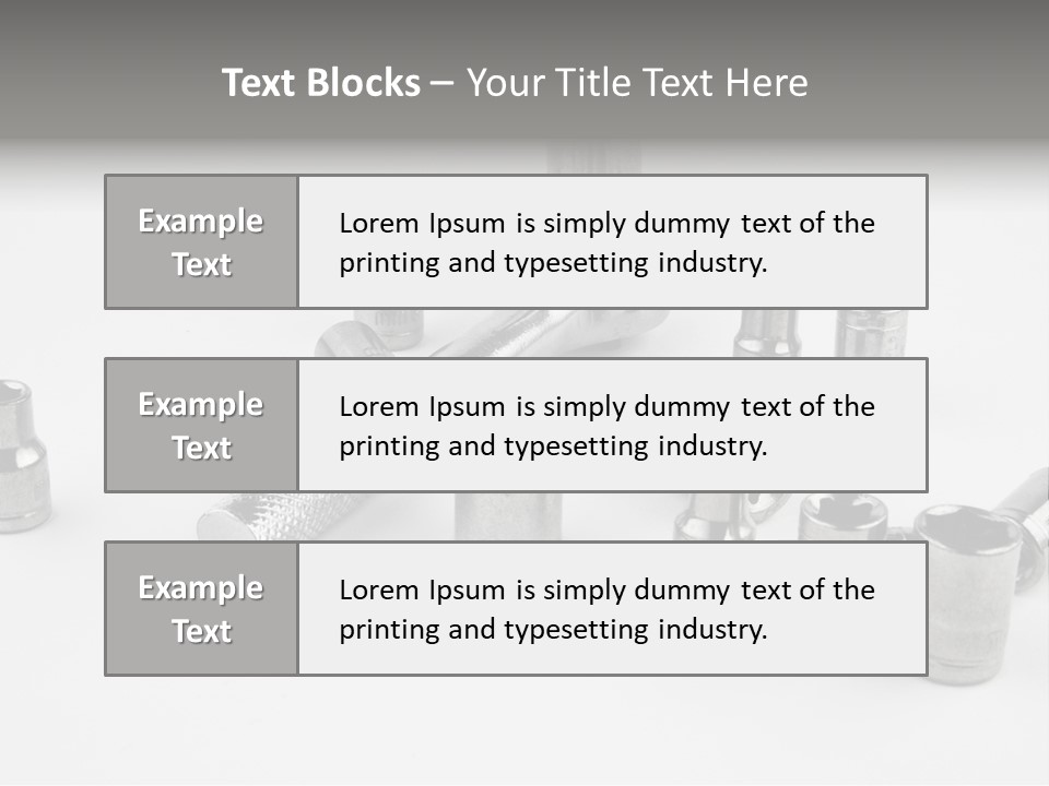 Picture Extension White PowerPoint Template