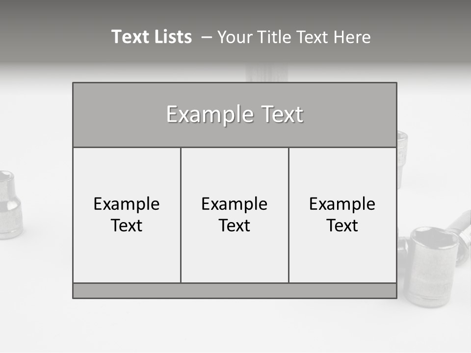 Picture Extension White PowerPoint Template