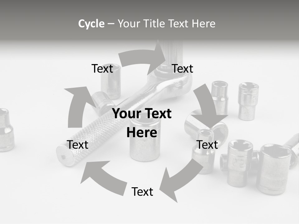 Picture Extension White PowerPoint Template