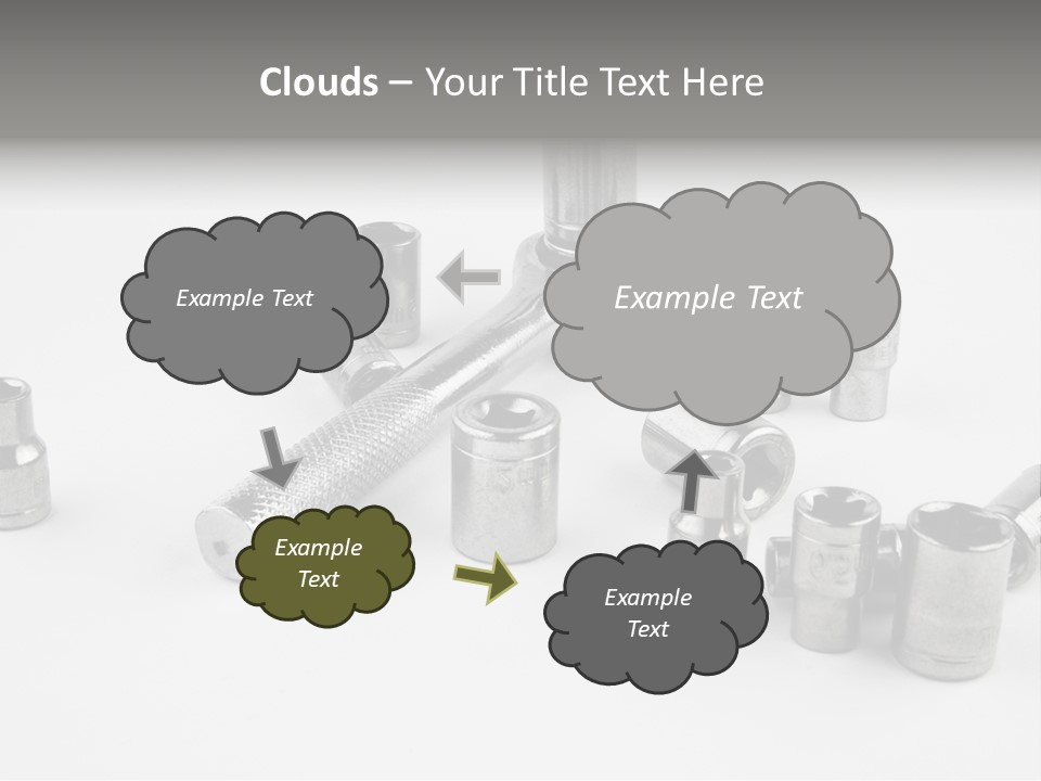Picture Extension White PowerPoint Template