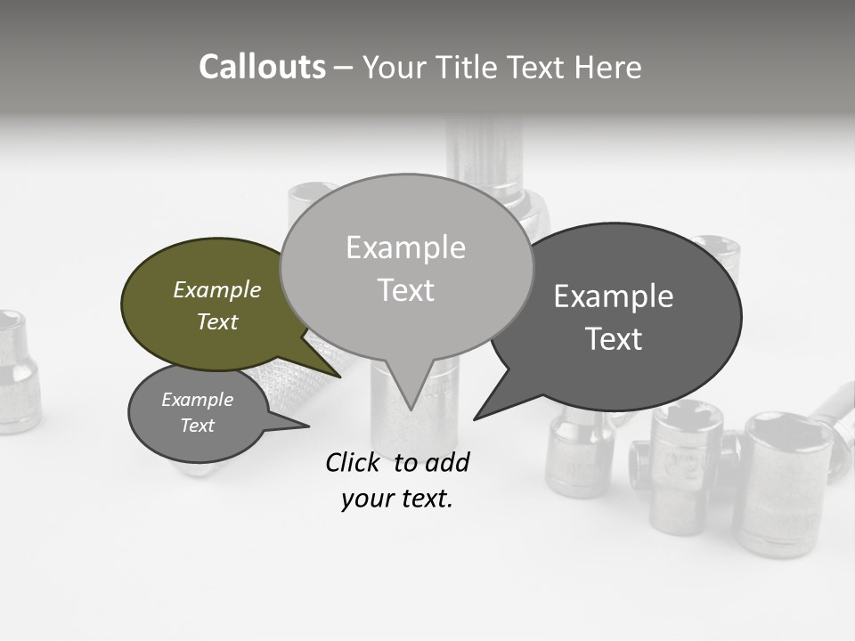 Picture Extension White PowerPoint Template