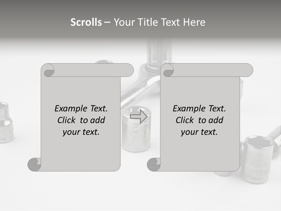 Picture Extension White PowerPoint Template