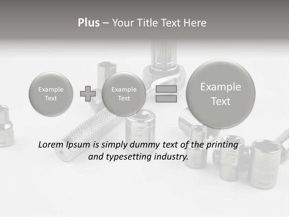 Picture Extension White PowerPoint Template