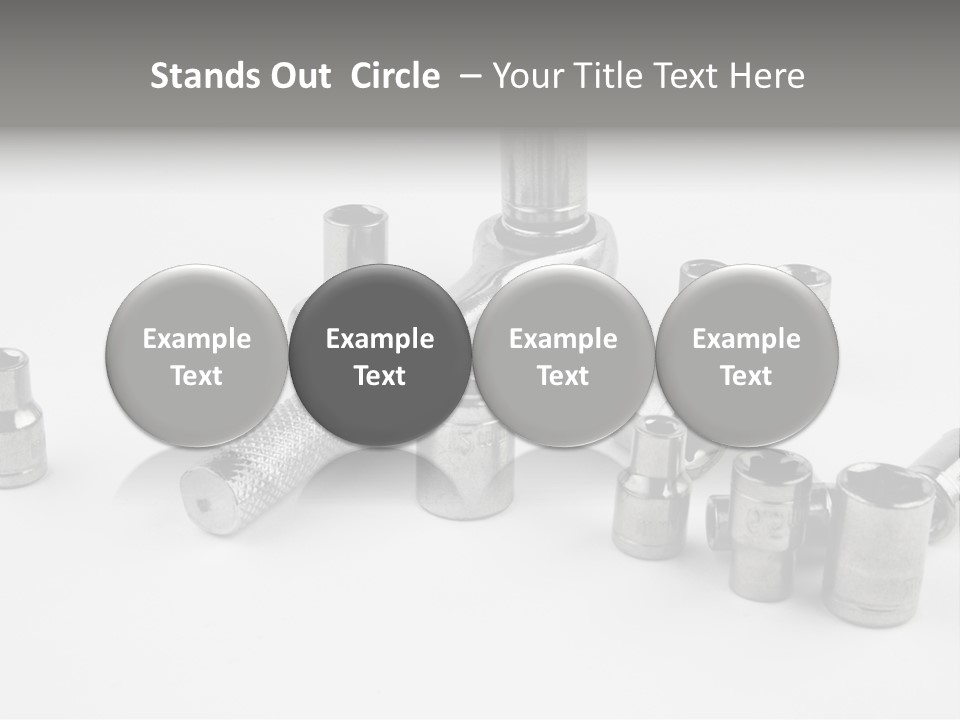 Picture Extension White PowerPoint Template