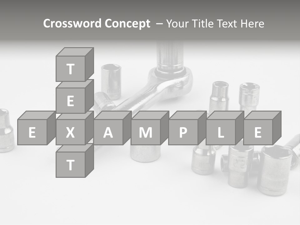 Picture Extension White PowerPoint Template