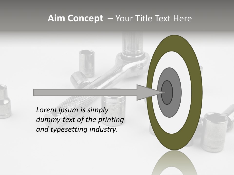 Picture Extension White PowerPoint Template