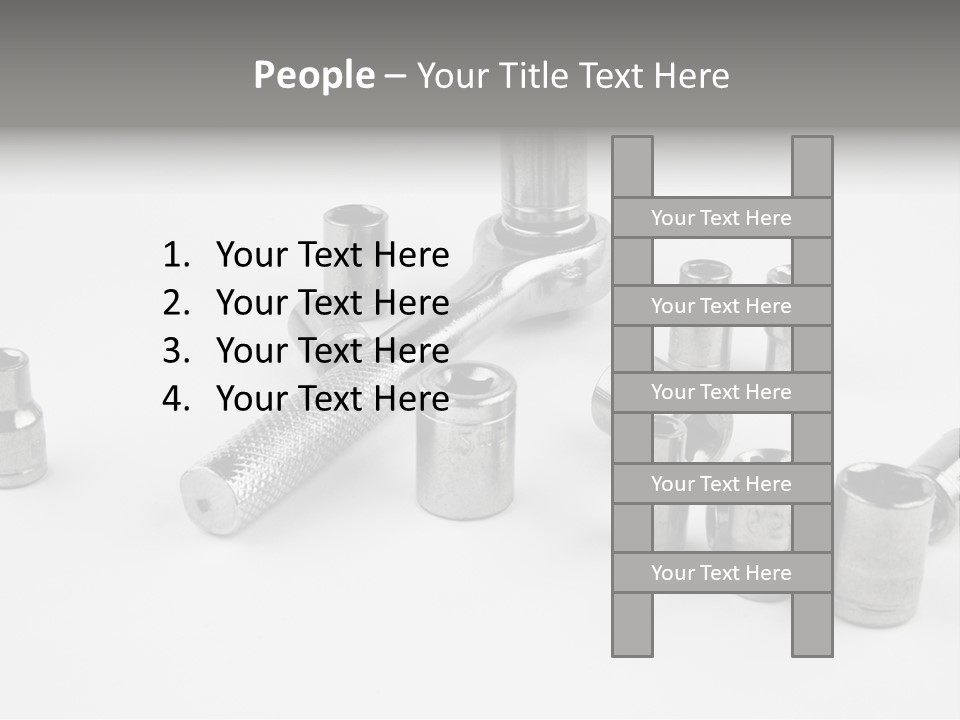 Picture Extension White PowerPoint Template